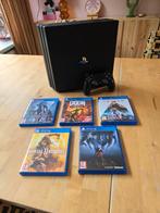 Playstation 4 Pro in perfecte conditie + 5 Games., Spelcomputers en Games, Spelcomputers | Sony PlayStation 4, Ophalen of Verzenden