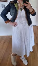 Schitterende geborduurde BANDOLERA wit jurk, Maat 38/40 (M), Wit, Nieuw, Ophalen of Verzenden