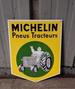 Emaille bord Michelin Tractor Pneus tracteurs., Reclamebord, ., Nieuw, Ophalen of Verzenden
