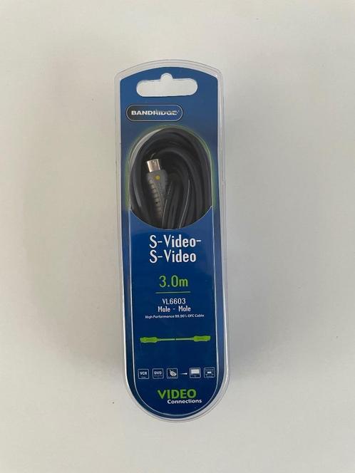 Bandridge S-Video naar S-Video Kabel – 3 Meter. Nieuw, Audio, Tv en Foto, Audiokabels en Televisiekabels, Nieuw, 2 tot 5 meter
