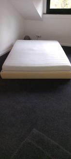 Ombouw bed incl 2 lattenbodems en matras, Huis en Inrichting, Slaapkamer | Bedden, Ophalen, Gebruikt, Beige, Tweepersoons