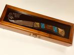 Buck 110 Custom David Yellowhorse 1996 #0116 Bird inlay Nice, Vintageknives.nl, Nieuw, Ophalen of Verzenden, Maarten@Vintageknives.nl