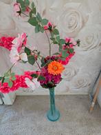 Kunst bloemen in vaas, Ophalen, Zo goed als nieuw