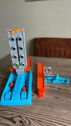 Hot Wheels racebaan met aftelrek, Ophalen of Verzenden, Zo goed als nieuw