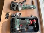 Parkside 12v haakse slijper en multitool, Ophalen of Verzenden, Zo goed als nieuw, Minder dan 700 watt, Haakse handslijpmachine