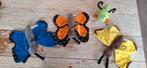 Pluche vlinders 3 (21 cm) en 1 rups, Dieren en Toebehoren, Insecten en Spinnen, Overige soorten