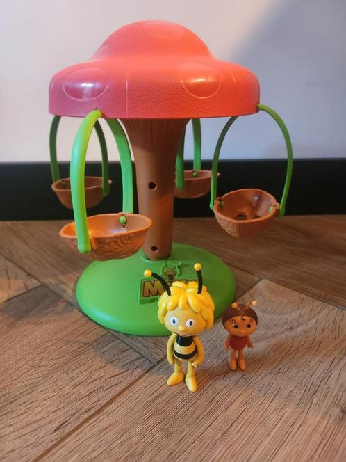 Maya de Bij draaimolen met 2 poppetjes, Kinderen en Baby's, Speelgoed | Actiefiguren, Zo goed als nieuw, Ophalen of Verzenden