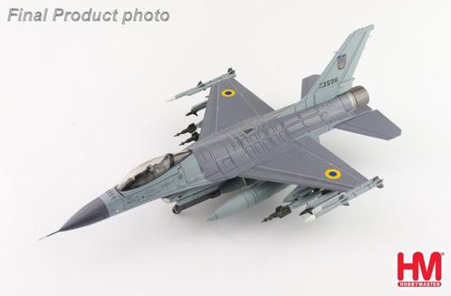 F-16 Fighting Falcon Ukrainian Air Force HobbyMaster HA38047, Verzamelen, Luchtvaart en Vliegtuigspotten, Nieuw, Schaalmodel, Verzenden