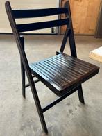 5 Ikea Klapp klapstoel stoelen zwart hout design vintage, Zwart, Ophalen of Verzenden, Zo goed als nieuw, Vijf, Zes of meer stoelen