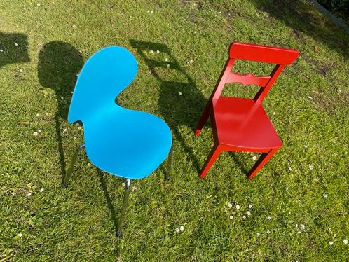 Twee stoeltjes van Ikea, Kinderen en Baby's, Kinderkamer | Tafels en Stoelen, Gebruikt, Stoel(en), Ophalen