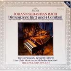 BACH Die konzerte fur 3 und 4 cembali CD GILBERT PINNOCK, Cd's en Dvd's, Ophalen of Verzenden, Barok, Zo goed als nieuw, Kamermuziek