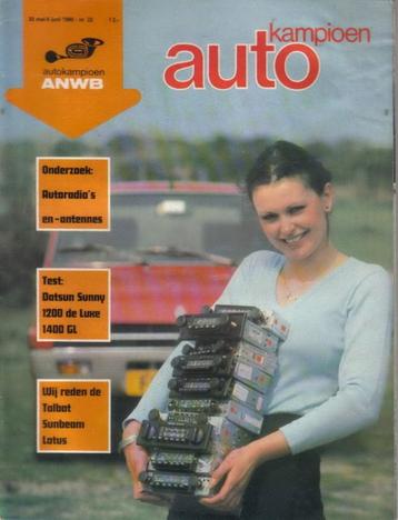 Autokampioen 22 1980 : Talbot Sunbeam Lotus - Datsun Sunny beschikbaar voor biedingen
