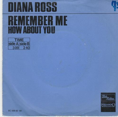 Diana Ross Remember Me & How About You - Tamla Motown 1971, Cd's en Dvd's, Vinyl Singles, Gebruikt, R&B en Soul, Ophalen