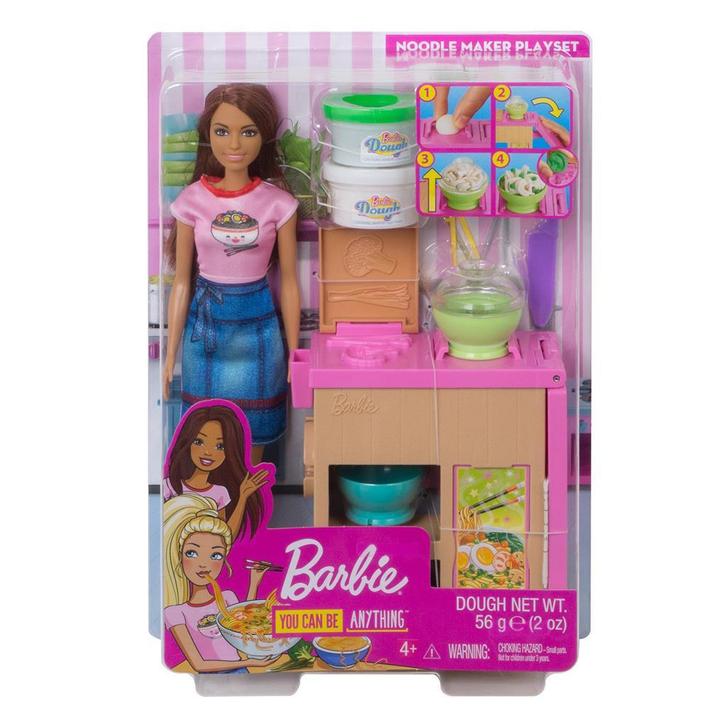Barbie: Noodlebar Speelset, Kinderen en Baby's, Speelgoed | Poppen, Nieuw, Barbie, Ophalen of Verzenden