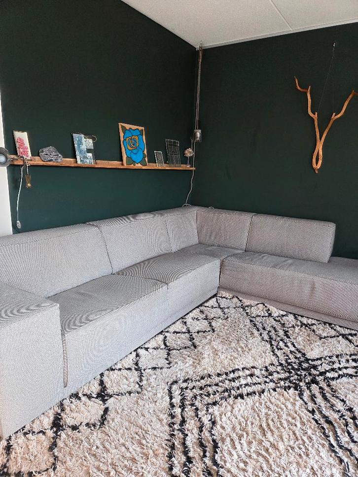 Gratis: Hoekbank, Huis en Inrichting, Banken | Bankstellen, Gebruikt, Hoekbank, Vierpersoons of meer, 300 cm of meer, 150 cm of meer