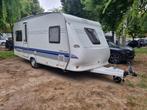 Nette Hobby 495 caravan, UFE Excellent 2007, losse airco., Vast bed, Rondzit, Hobby, Schokbreker