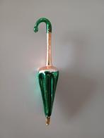 Oude kerstbal van glas paraplu, Diversen, Kerst, Ophalen of Verzenden