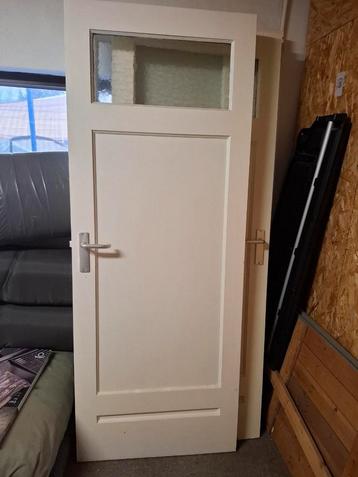 3x stompe binnendeur met glas beschikbaar voor biedingen