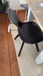 Houten kuipstoelen, kleur zwart 4 stuks, Huis en Inrichting, Stoelen, Ophalen, Zo goed als nieuw, Zwart