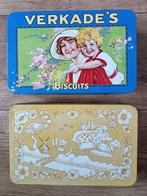 Vintage Verkade blik 2x, Verzamelen, Blikken, Ophalen of Verzenden, Gebruikt, Verkade
