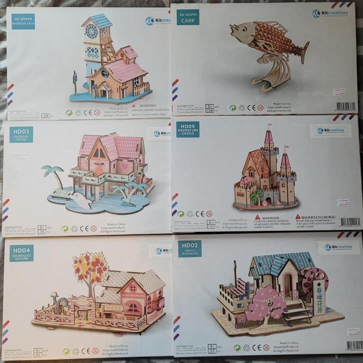 Hobby bouwpakketten partij, Hobby en Vrije tijd, Modelbouw | Auto's en Voertuigen, Nieuw, Overige typen, Overige merken, Ophalen of Verzenden