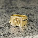 14 karaat gouden ring mercedes model nieuw, Sieraden, Tassen en Uiterlijk, Ringen, 20 of groter, Heer, Ophalen of Verzenden, Zo goed als nieuw