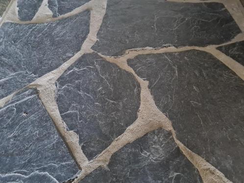 Spaanse flagstones Mystic Black voor tuin en terras, Tuin en Terras, Tegels en Klinkers, Nieuw, Terrastegels, Natuursteen, Ophalen