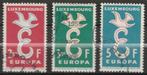 Europa CEPT Luxemburg 1958 MiNr. 590-592 gestempeld, Postzegels en Munten, Postzegels | Europa | Overig, Luxemburg, Europa, Verzenden