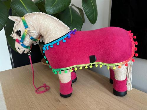 Dekje, halster, hoofdstel knuffelpony (oa Lemieux toy pony), Kinderen en Baby's, Speelgoed | Knuffels en Pluche, Ophalen of Verzenden