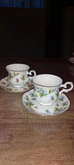 Twee Royal Canterburry Spring Flower blue en pink, Ophalen of Verzenden