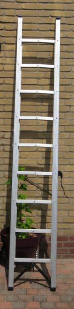 Invouwbare ladder, ladder met inklapbare sporten 250 cm, 2 tot 4 meter, Ladder, Opvouwbaar of Inschuifbaar, Zo goed als nieuw