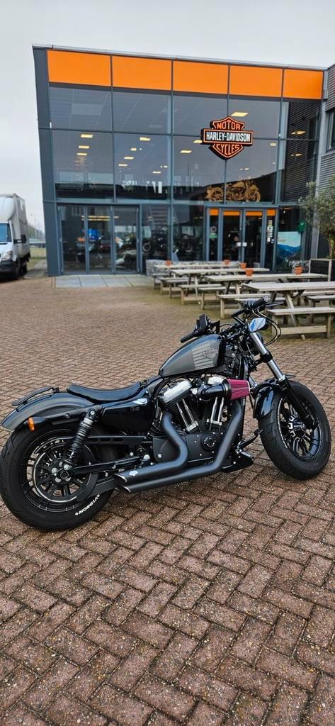 Custom Harley Davidson 48 Forty Eight, Motoren, Motoren | Harley-Davidson, Particulier, Chopper, ABS, LED Verlichting, Sportuitlaat