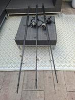 3 fox hengels 3lb met 3 molens vrijloop, Watersport en Boten, Hengelsport | Karpervissen, Ophalen, Gebruikt, Complete set
