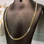 14k gouden ketting prachtig schakel valkenoog, Ophalen of Verzenden, Zo goed als nieuw, Goud