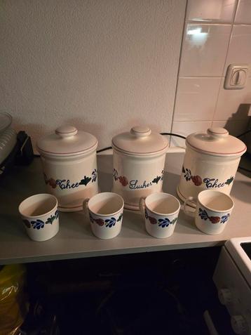 Boerenbont Voorraadpotten Royal Boch beschikbaar voor biedingen