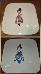 Borden met leuke tekening, Ophalen of Verzenden, Zo goed als nieuw, Motorboot of Zeilboot, Gebruiksvoorwerp