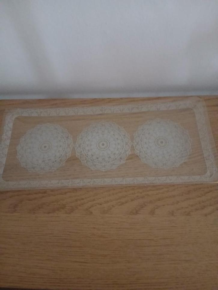 vintage cakeschaal, Antiek en Kunst, Antiek | Glas en Kristal, Ophalen of Verzenden