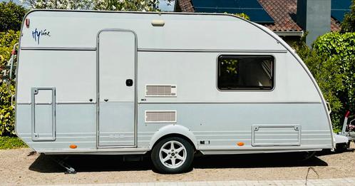 KIP Hyline 44 EK uit 2000, Caravans en Kamperen, Caravans, Particulier, tot en met 3, 1000 - 1250 kg, Rondzit, Kip, Lengtebed