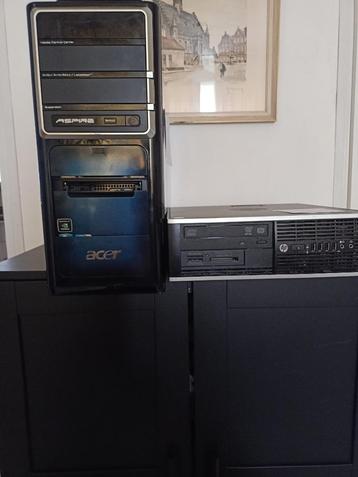 Te koop 2 computers een i7 en een dual-core beschikbaar voor biedingen