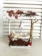 Vintage houten kribbe met dak, Diversen, Kerst, Ophalen