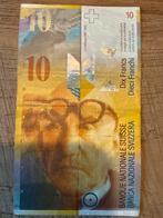 Bankbiljet van 10 switserse franc, Ophalen of Verzenden, Overige landen