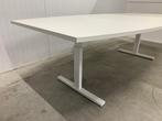 Vergadertafel 240x120 - Tonvorm - Wit - Voorraadvoordeel !!!, Ophalen of Verzenden, In hoogte verstelbaar, Nieuw