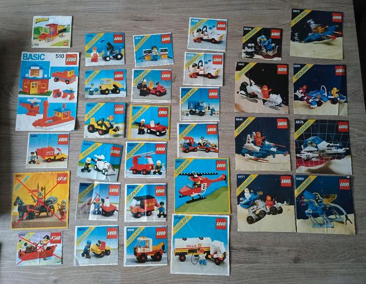 Lego verschillende handleiding instructies van city space, Kinderen en Baby's, Speelgoed | Duplo en Lego, Gebruikt, Lego, Ophalen of Verzenden