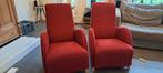 Twee comfortabele fauteuils, Huis en Inrichting, Fauteuils, Ophalen, Hout, Gebruikt, 75 tot 100 cm