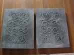 2 houten wandpanelen, Huis en Inrichting, Woonaccessoires | Wanddecoraties, Ophalen, Zo goed als nieuw