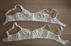 Chantelle BH 80B zonder beugel, ivoor, nieuwstaat, 2 stuks, Chantelle, Verzenden, Wit, BH