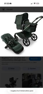 Bugaboo Fox 5 Midnight Green Limited Edition, Kinderwagen, Bugaboo, Ophalen of Verzenden, Zo goed als nieuw