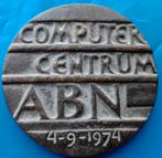 Penning Opening Computer Centrum ABN - 1974, Verzenden, Brons, Nederland
