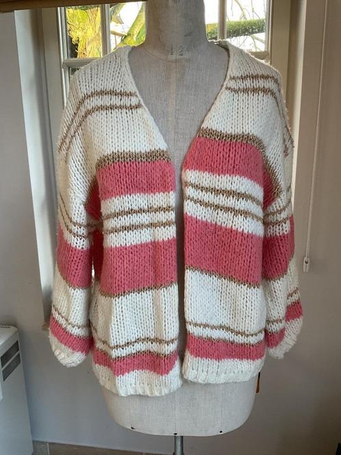 Oversized Tricotvest Kilky Paris, TU, Kleding | Dames, Truien en Vesten, Gedragen, Maat 38/40 (M), Overige kleuren, Ophalen of Verzenden