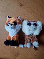 TY BOO PLUCHE ZACHTE KNUFFELS VOS EN AAPJE, Ophalen of Verzenden, Zo goed als nieuw, Overige typen